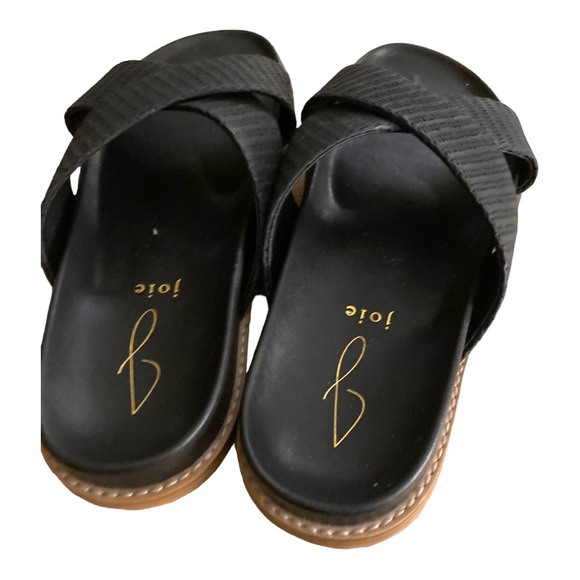 Joie Nell Sandals Flats with Small heel Black Size 7M - Picture 5 of 8